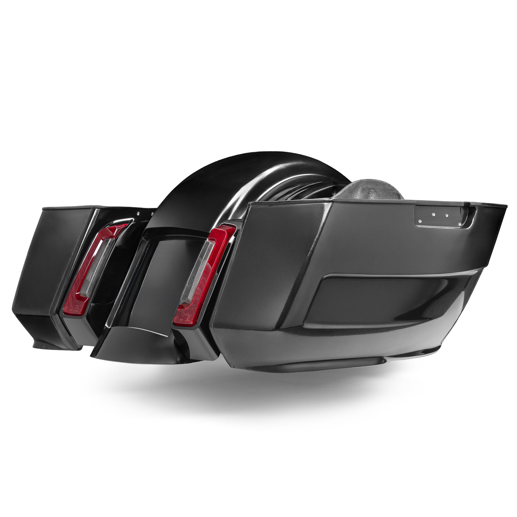 2024–2026 Touring Saddlebags & Rear Fender Kit – Edge Line Series with Universal Plate Recess - Bild 2