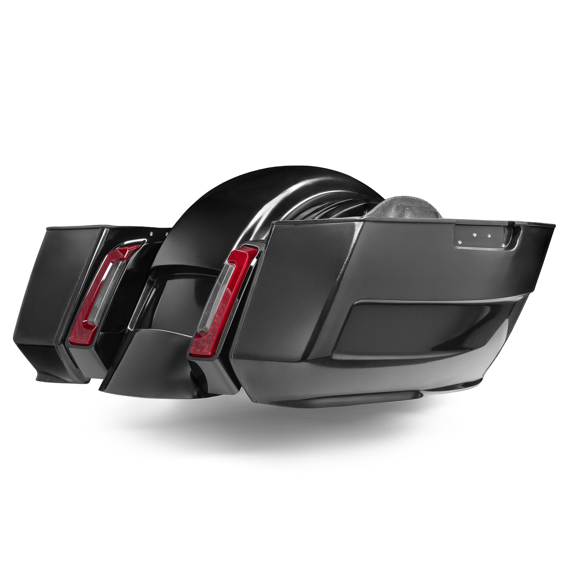 2024–2026 Touring Saddlebags & Rear Fender Kit – Edge Line Series with US Plate Recess - Bild 2