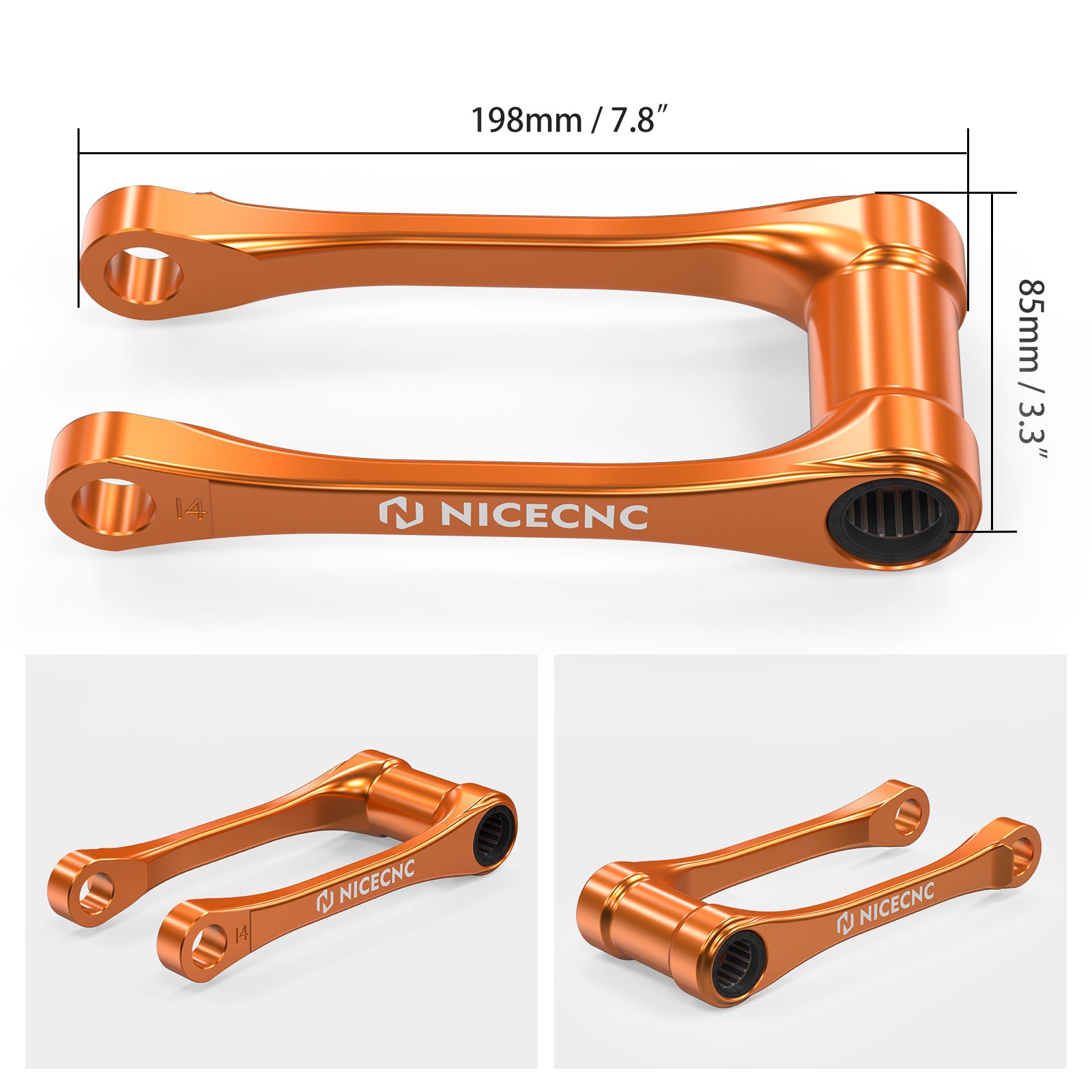 Lowering Link 1.5″ For KTM 125-500 Husqvarna 125-501 GasGas 2023-2024 - Bild 2