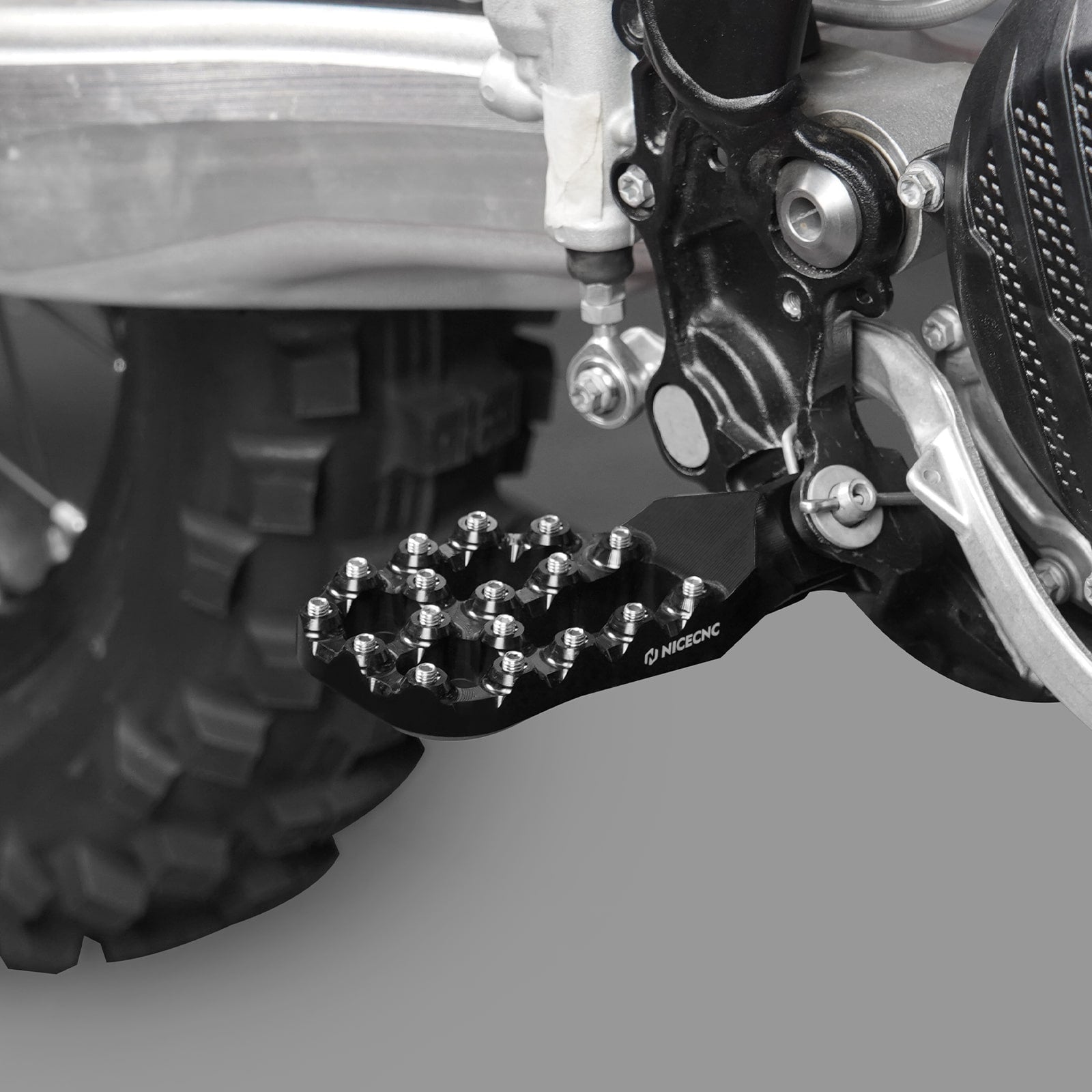 Offset Extender Foot Pegs 85cc-450cc KTM Husqvarna Gas Gas 16-23 - Bild 2