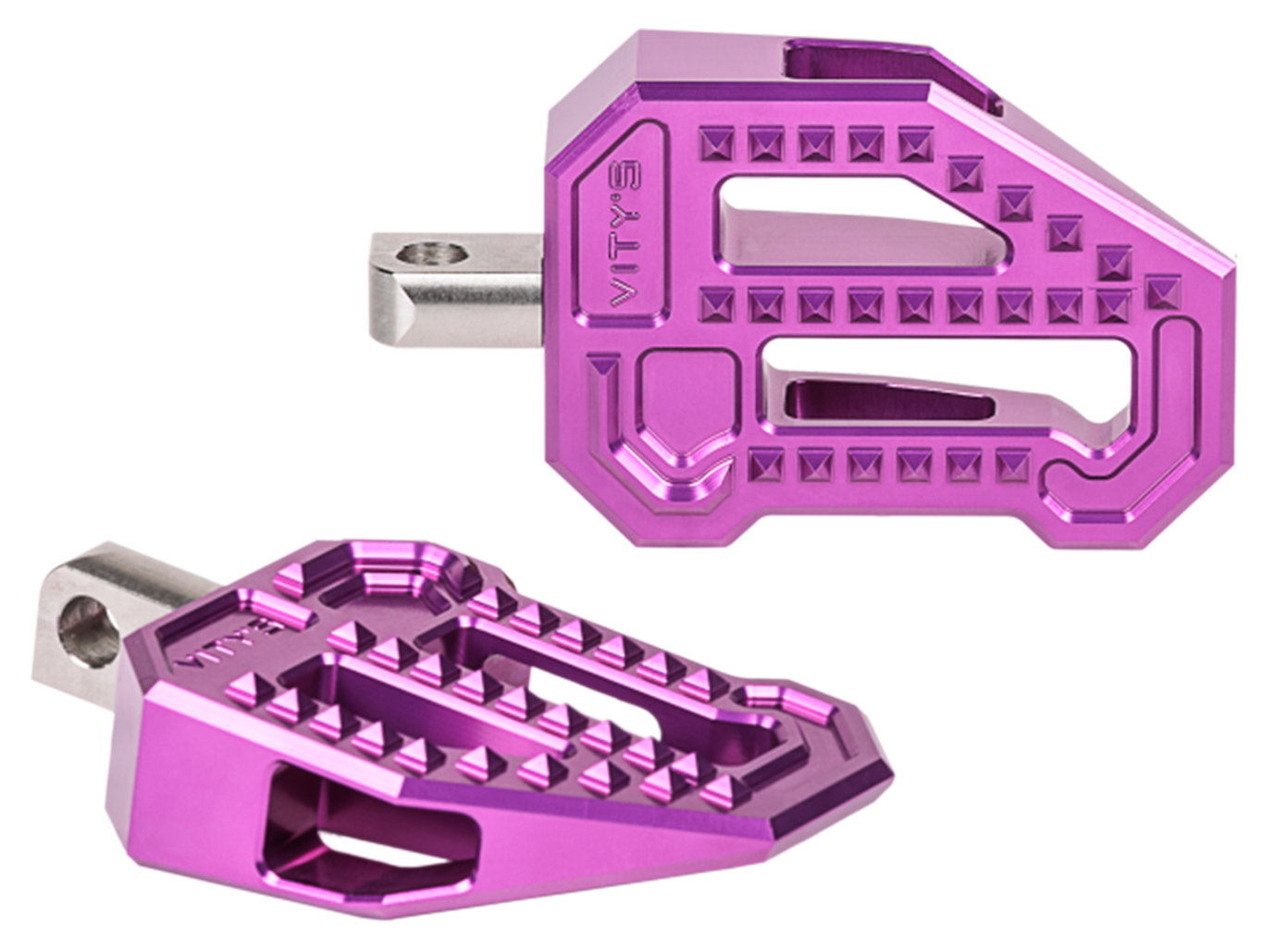 Vity's Design – BMX Pegs Purple Driver - Softail 18+ Sportster21+ Pan america