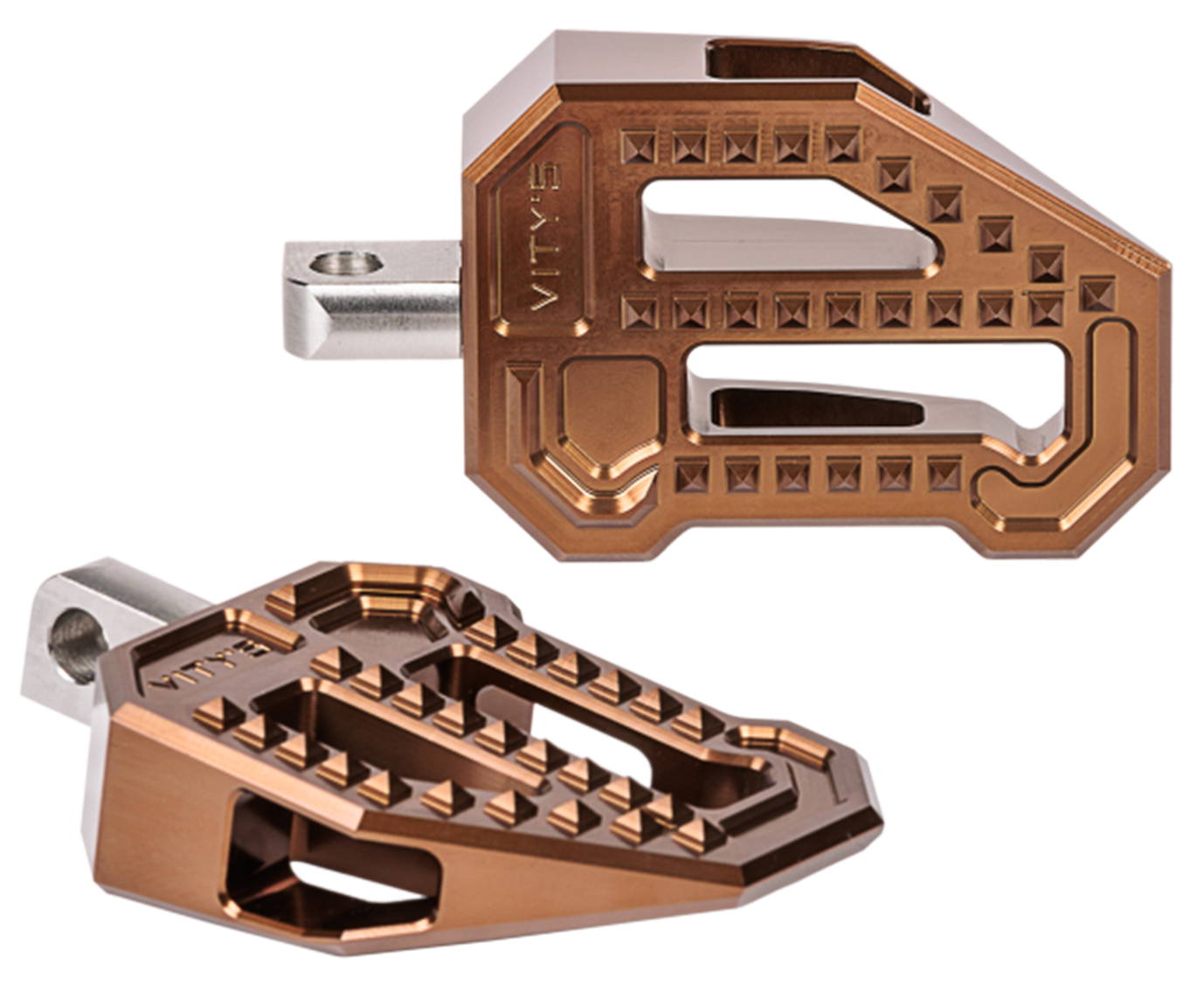 Vity's Design – BMX Pegs Bronze Driver - Softail 18+ Sportster21+ Pan america
