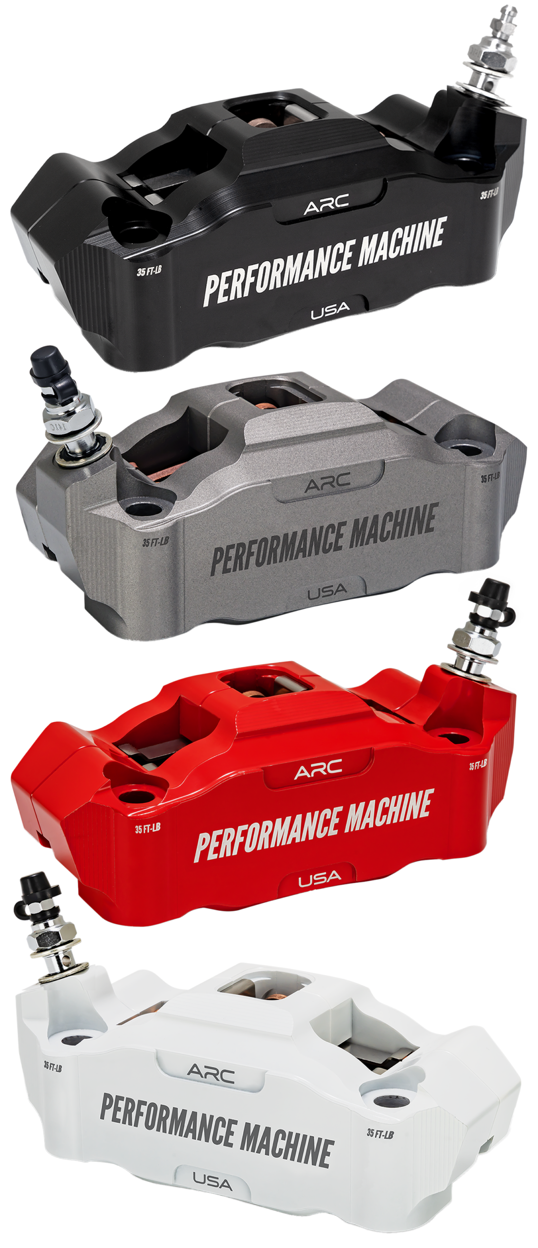 Performance Machine – PM RACE SERIES 4 PISTON RADIAL MOUNT CALIPERS - Bild 2