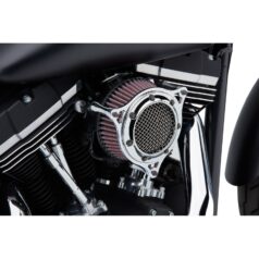 RPT air cleaner kit. Chrome 18-24 (NU) Softail; 17-25 FLT/Touring (excl. 24-25 FLHX 117; 2025 FLHXU; 24-25