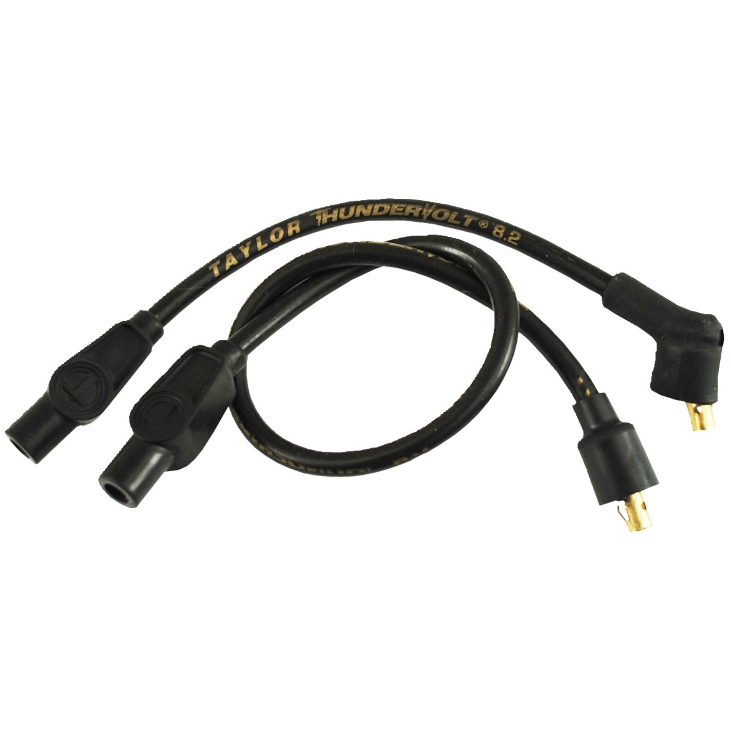 8.2mm ThunderVolt spark plug wire set. Black 80-98 FLT/Touring; 86-03 XL Sportster (Excl. XL1200S) (NU)