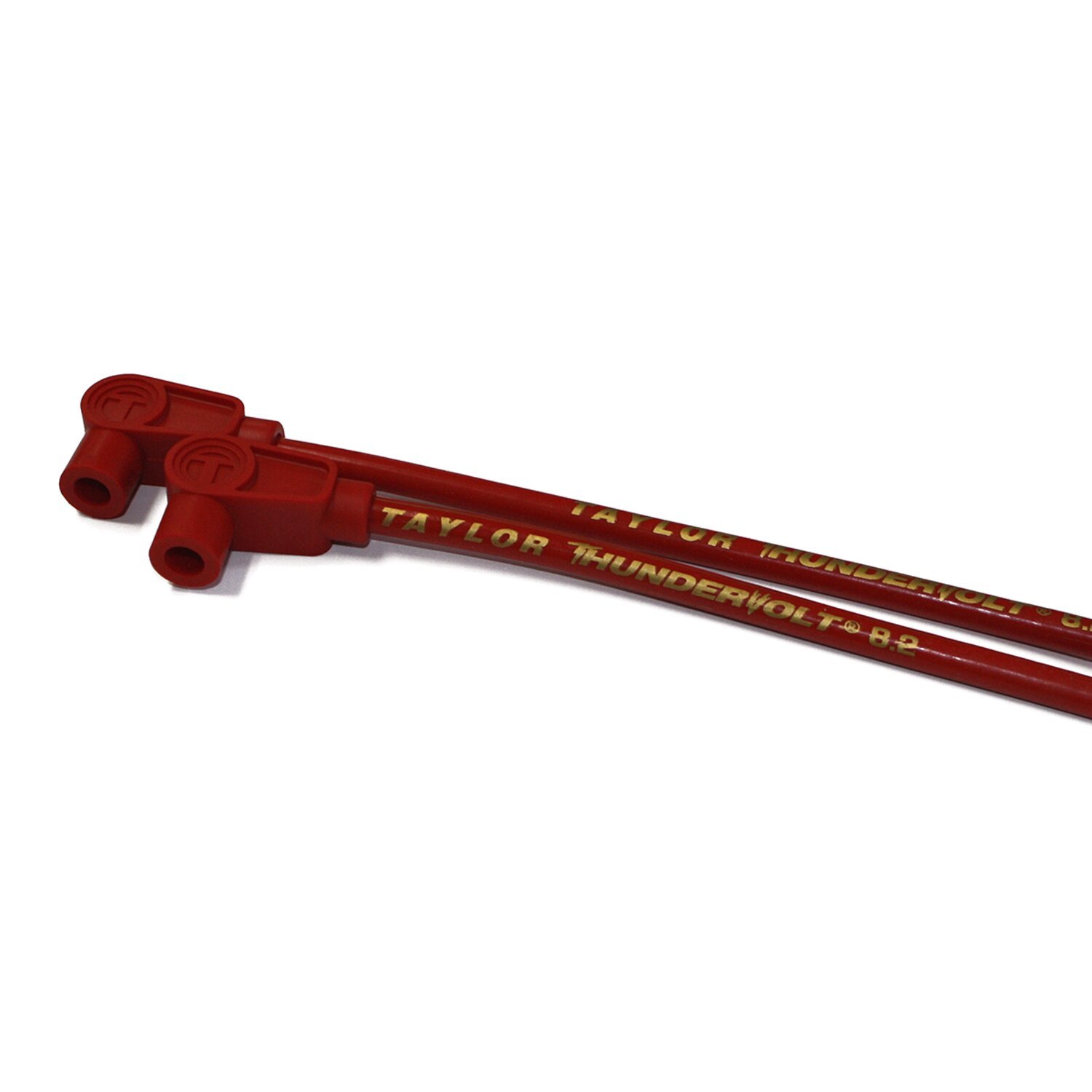 8.2mm ThunderVolt spark plug wire set. Red 82-94 FXR with center mounted coil (NU)
