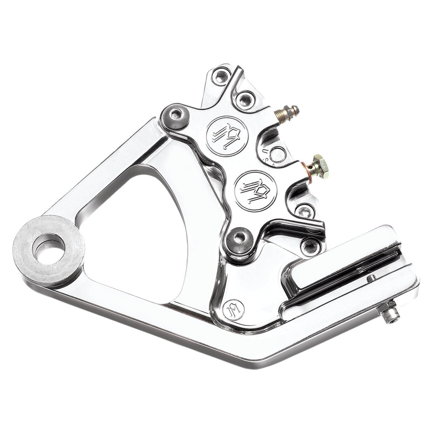 PM, Rear caliper bracket, 11.5". Polished L87-99 Softail (NU) - Bild 2