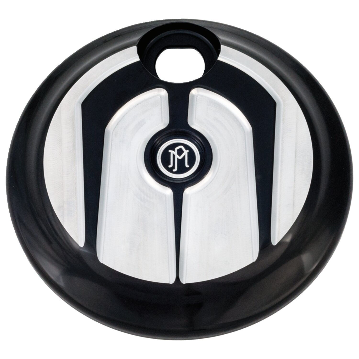 PM, ''Scallop'' Touring fuel tank door cover. Contrast Cut 08-24 Touring (excl. 23-24 FLHXSE; 23-24 FLTRXSE; 2024 FLHX; FLTRX; FLTRXSTSE