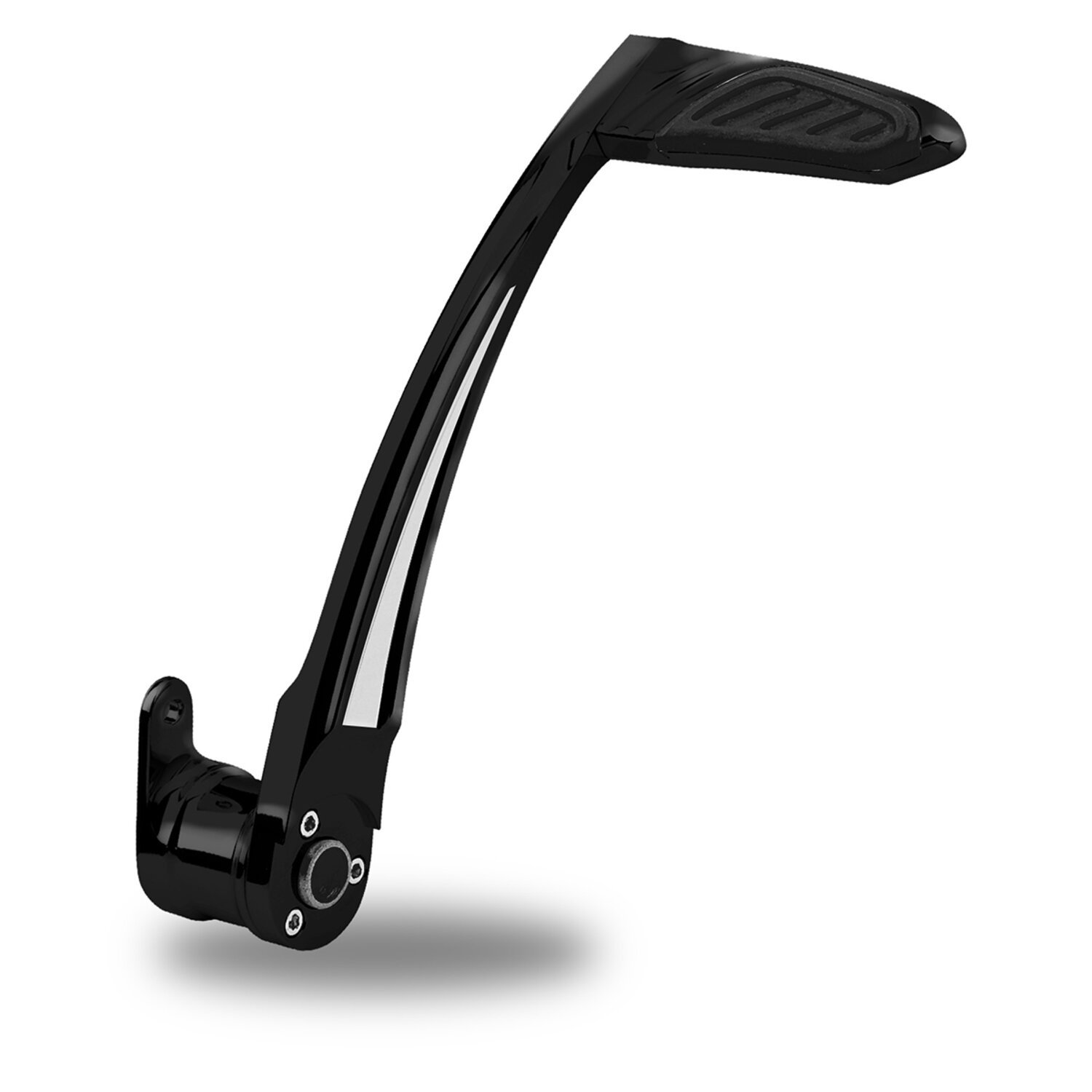PM, 14-up Touring brake lever. Contour. Black CC 14-26 FLT/Touring; 09-26 Trikes