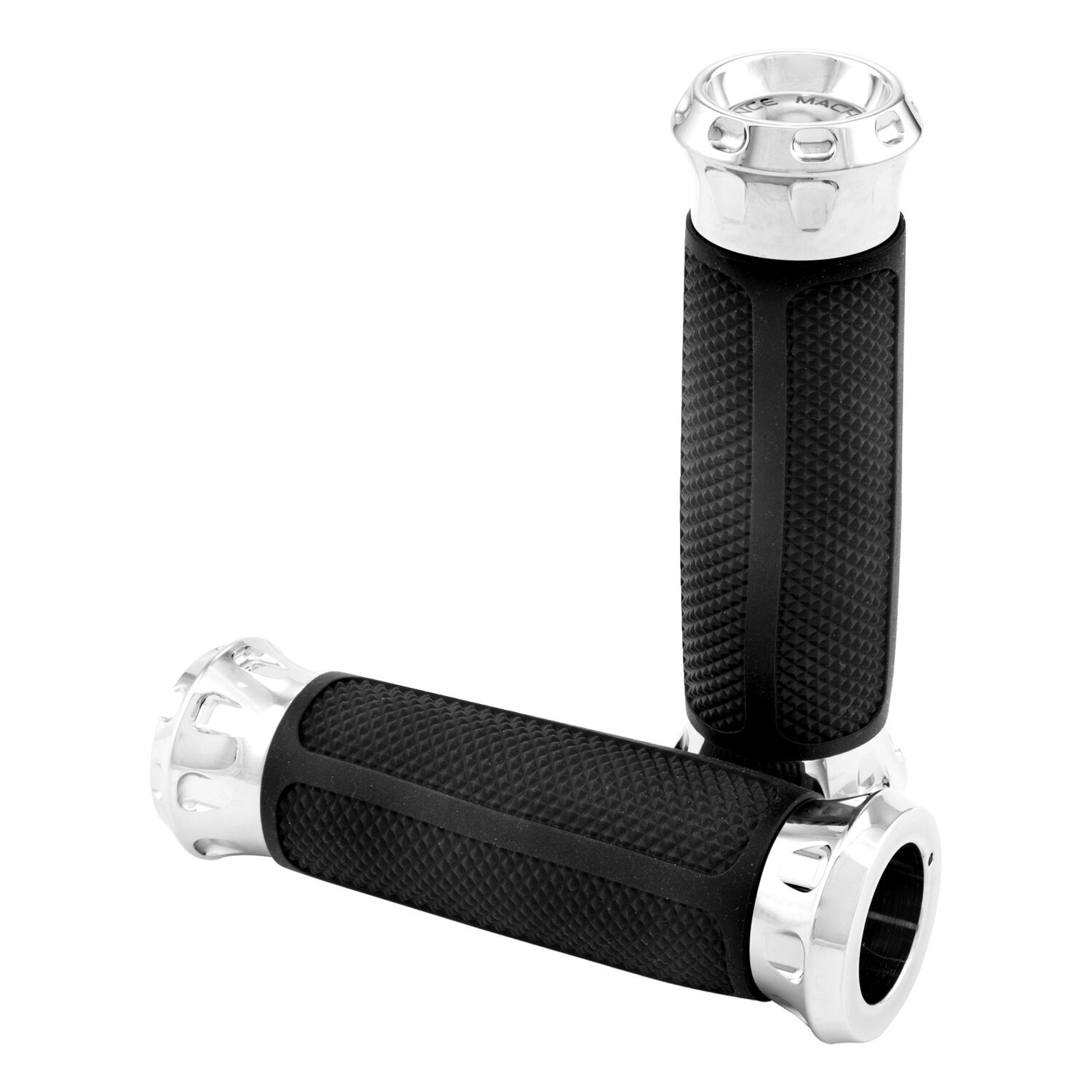 PM, Overdrive grips chrome 08-25 H-D with e-throttle (excl. 2025 Softail; 11-17 Softail CVO models; 23-25