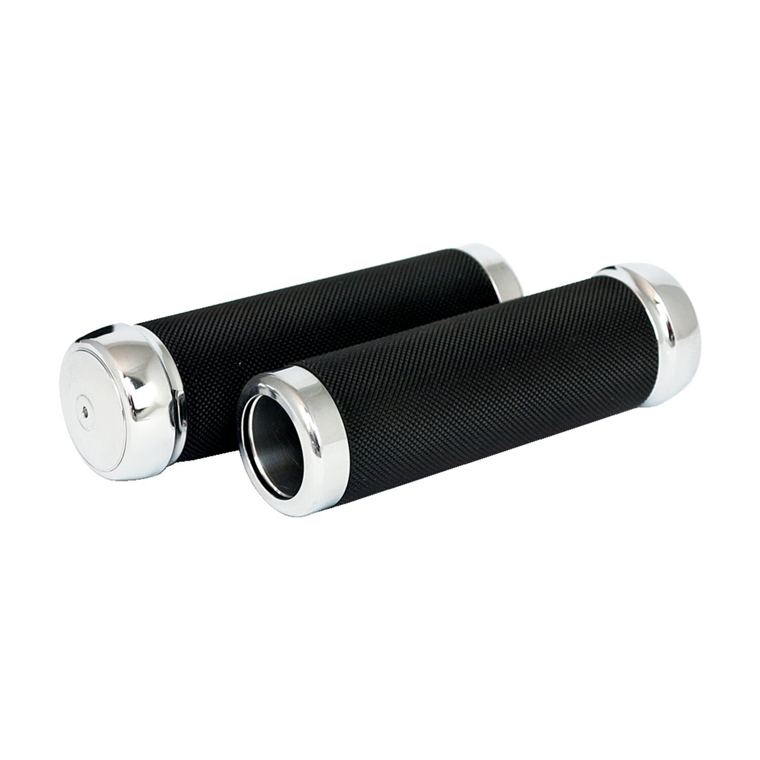 Riverside knurled billet aluminum grips black 1" handlebars equipped with a custom internal throttle system