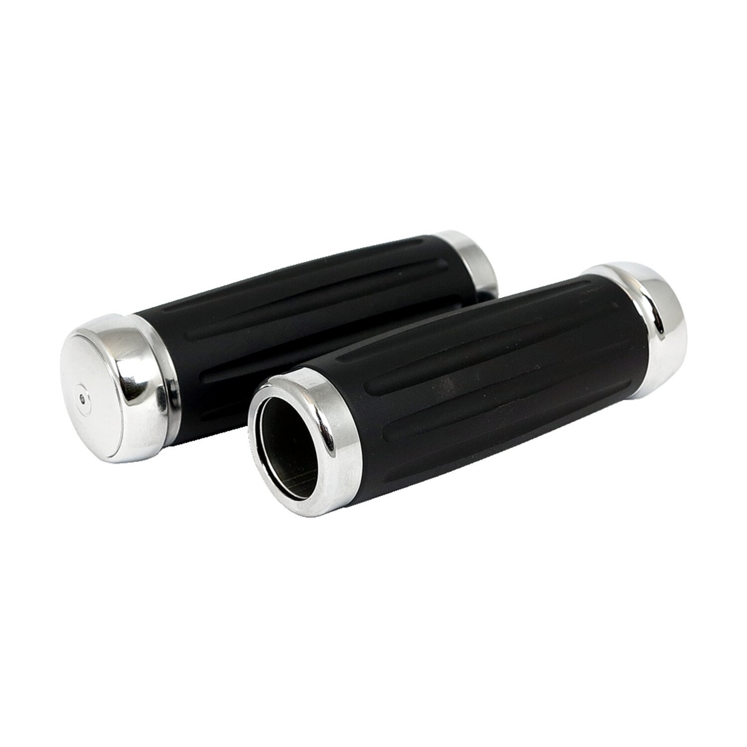 Riverside, aluminum grips. Black. Internal throttle 1" handlebars equipped with a custom internal throttle system