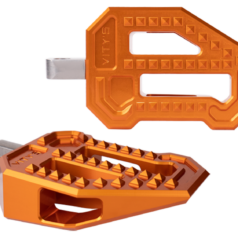 Vity's Design – BMX Pegs Orange Driver - Softail 18+ Sportster21+ Pan america