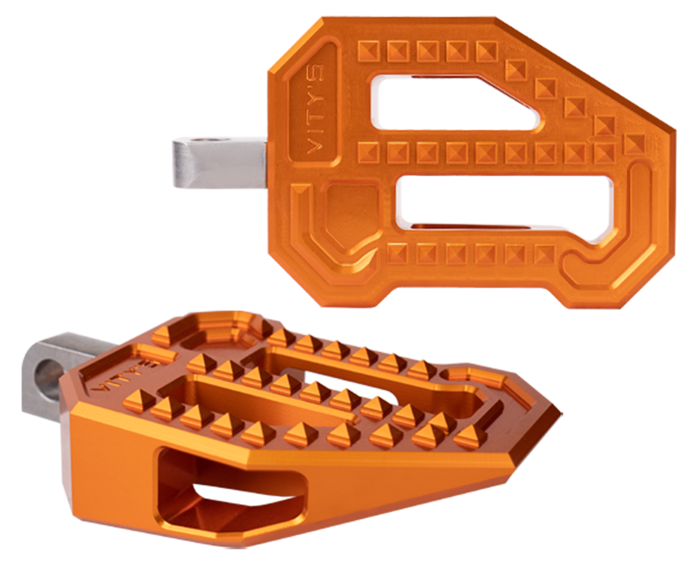Vity's Design – BMX Pegs Orange Driver - Softail 18+ Sportster21+ Pan america