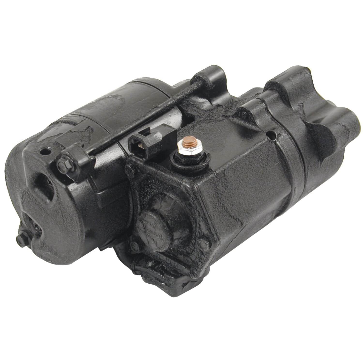 starter motor 1.4KW. Black 06-17 Dyna; 07-17 Softail; 07-16 FLT/Touring (NU)