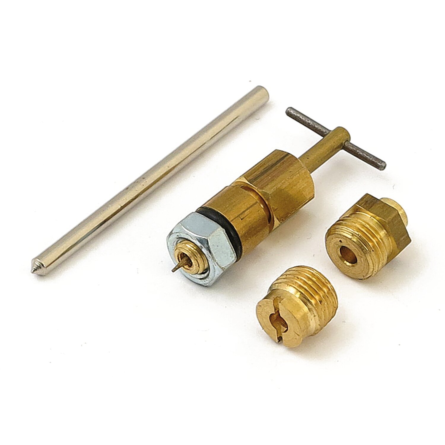 Adjustable main jet for Keihin butterfly carburetors 76-89 Big Twin; 76-87 XL Sportster. With OEM Keihin carburetor (NU)