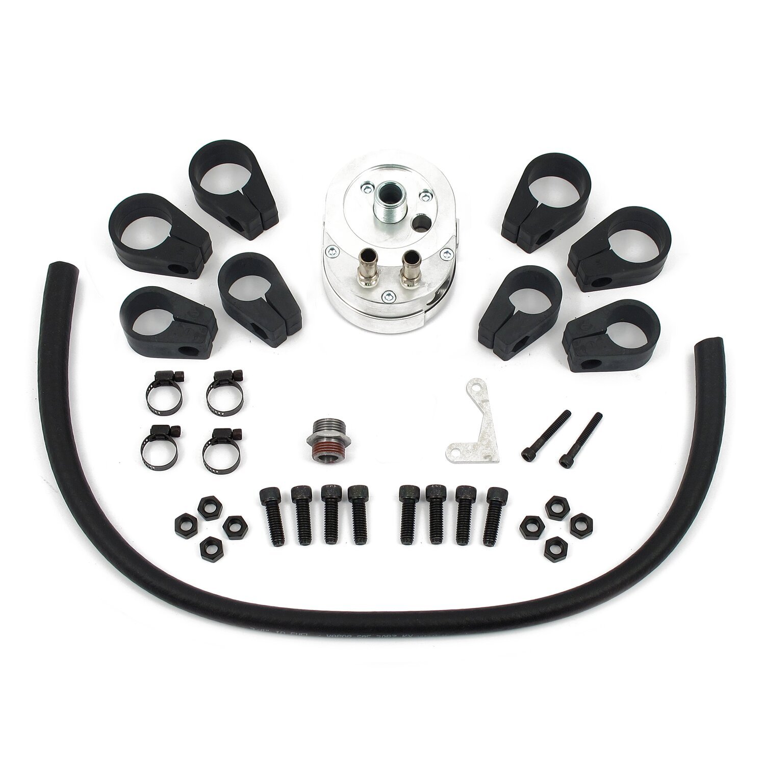 oil cooler kit. Vertical mount, 6 row, Deluxe Diamond 55-83 Big Twin; 82-94 FXR; 84-17 Softail; 91-17 Dyna; 84-16 FLT/Touring (Excl. - Bild 2