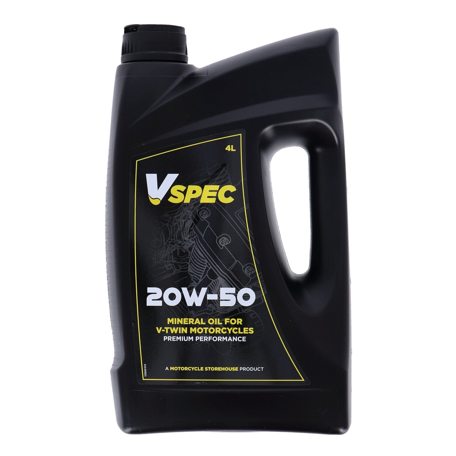 20W50 (mineral) motor oil. 4 liter bottle 84-25 Big Twin; 86-22 (NU) XL Sportster; 08-12 (NU) XR1200. Models for which a - Bild 2