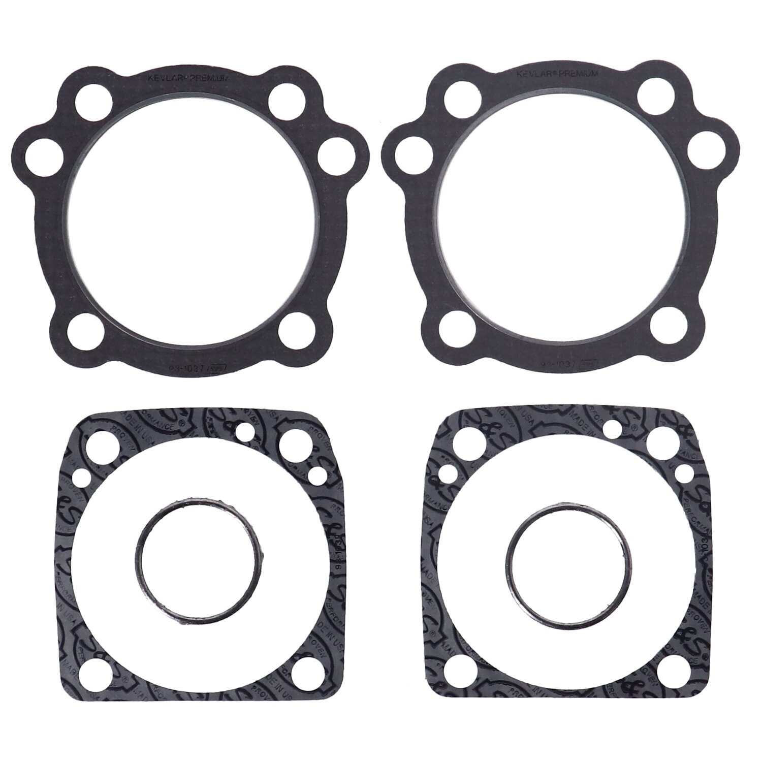 cylinder head/base & exhaust gasket kit. 3-5/8" 86-22 XL Sportster with 3-5/8" big bore cylinders (NU) - Bild 2