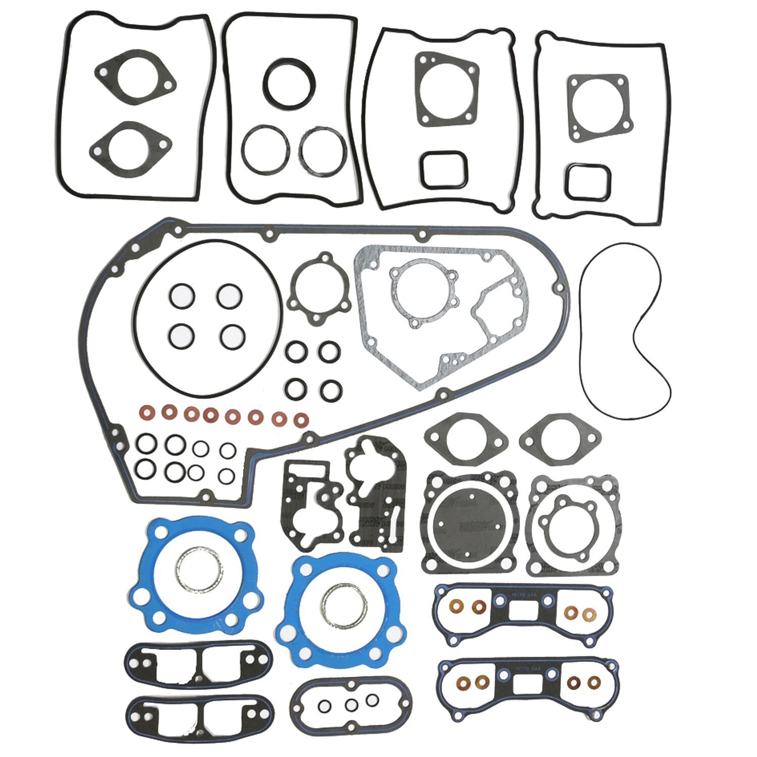 motor gasket kit (no oil seals). 84-88 B.T. 84-88 4&5-speed Evo Big Twin (Excl. FLT/Touring; FXR)