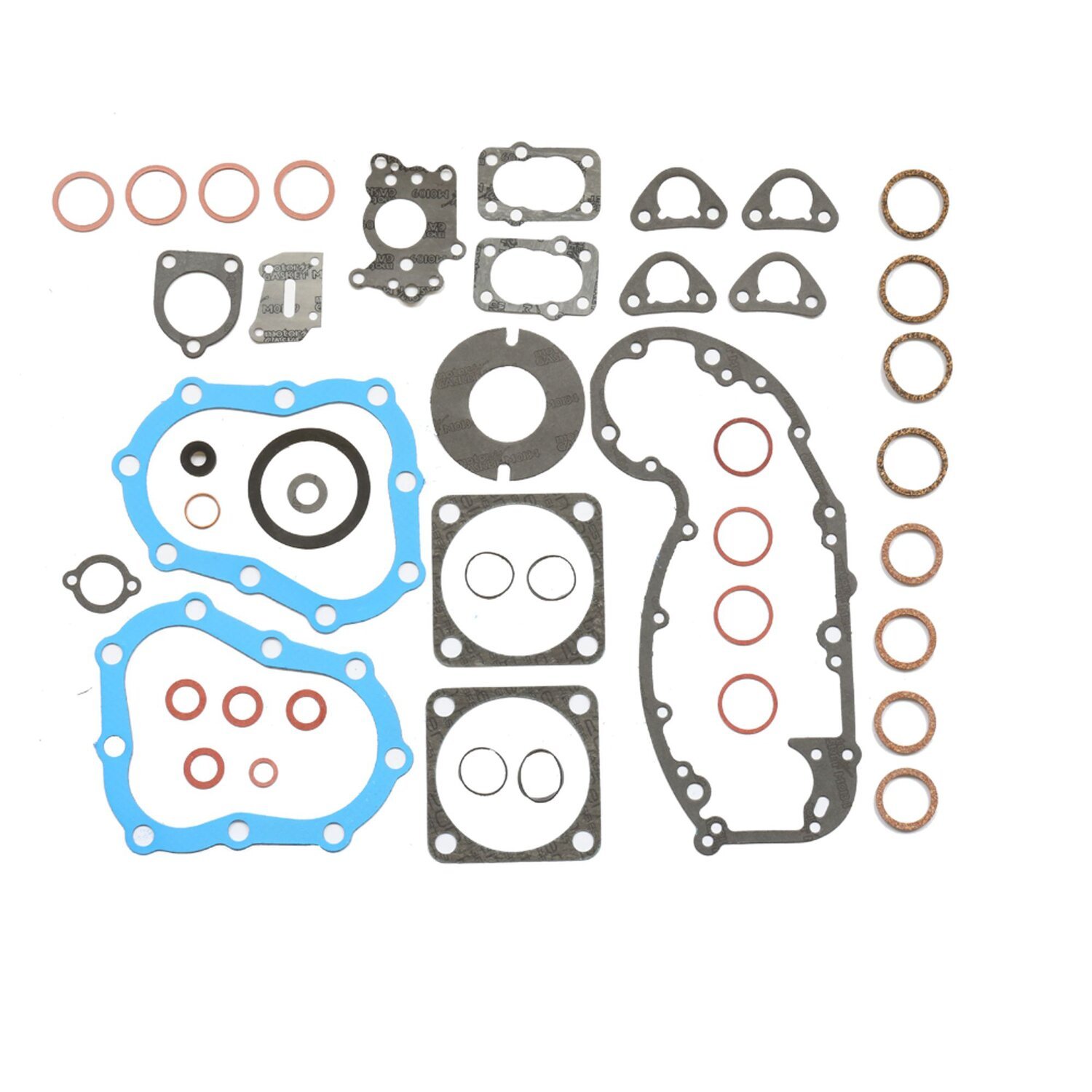 motor gasket kit (excl. oil seals). B.T. Flathead 36-48 74/80" Flatheads; 1200/1340cc U; UL; ULH models