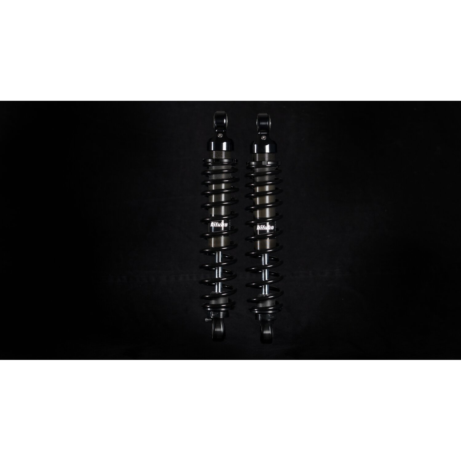 *2 WEEKS EXTRA TRANSIT TIME* Bitubo, WME dual shock absorber set. Black. 290mm