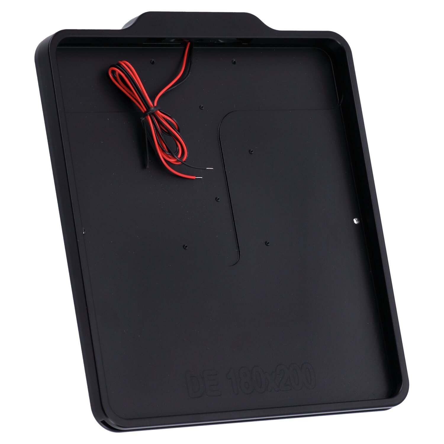 DMP, license plate frame with light 5.0 DE. Matte black Universal