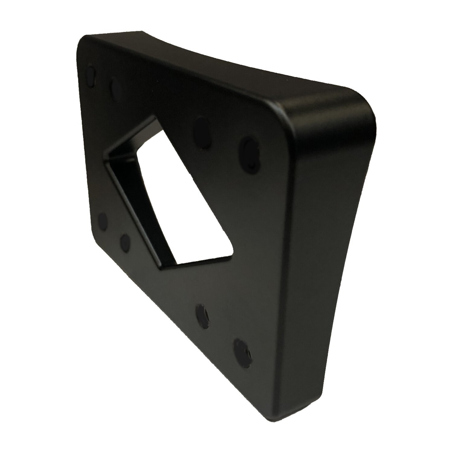 DMP, license plate frame mount block. Small angle Universal