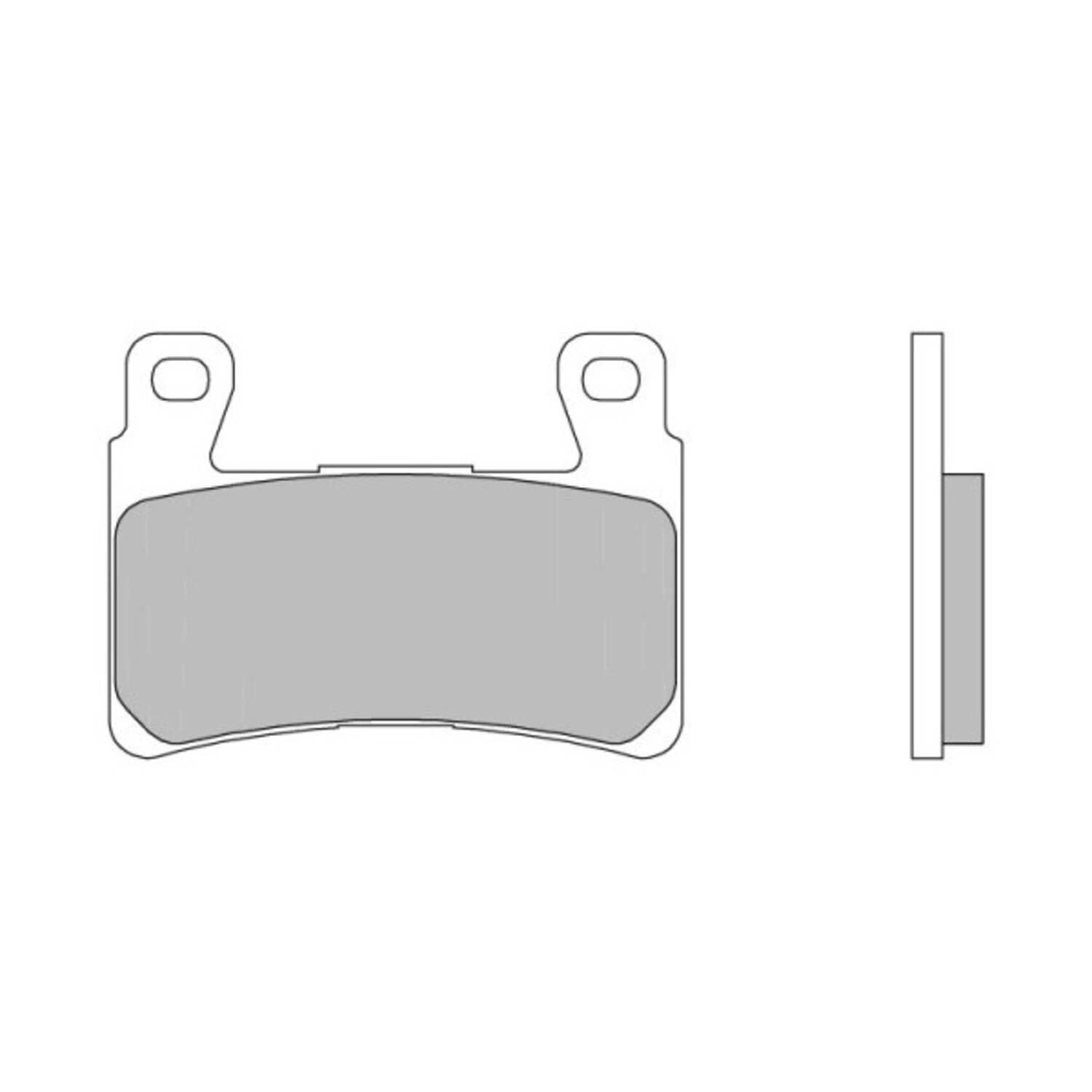 brake pad set. Sintered. Front : 15-25 Softail