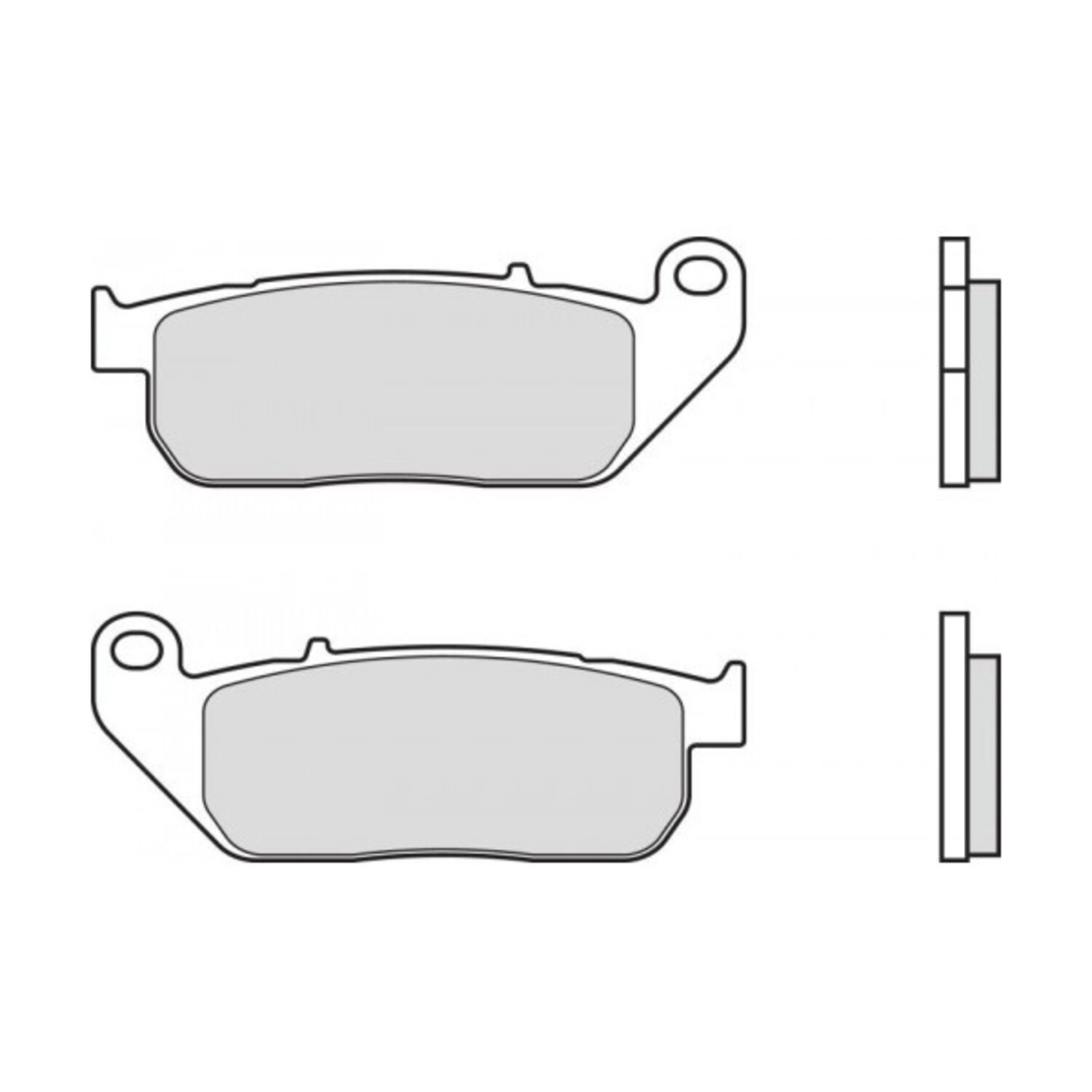 brake pad set. Sintered. Front: 04-13 XL Sportster (Excl. XR1200)
