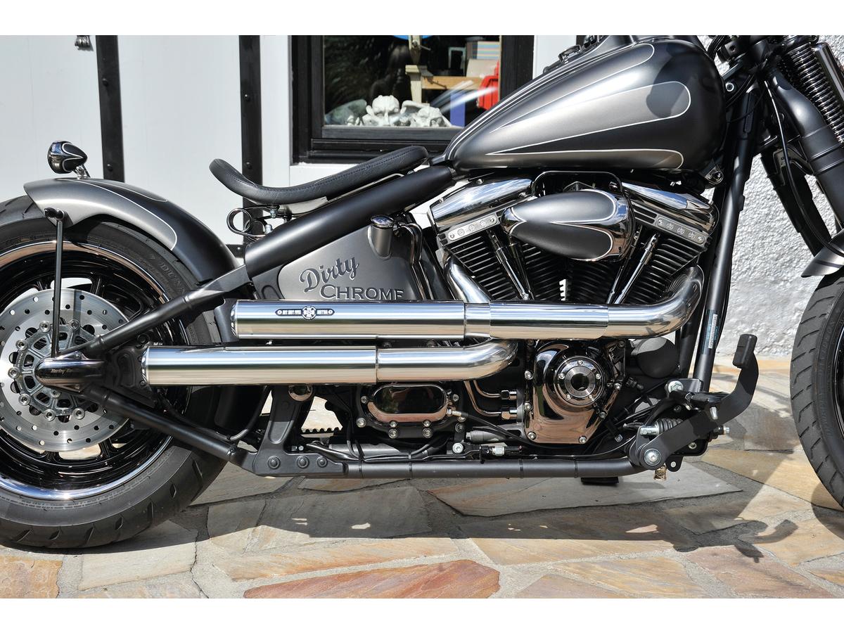 Drager Drag , Polished 2,5" - 87-16 Softail