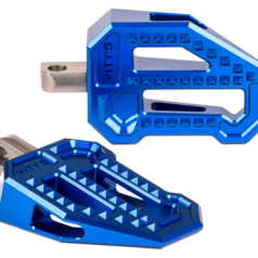 Vity's Design – BMX Pegs Blue Driver - Softail 18+ Sportster21+ Pan america