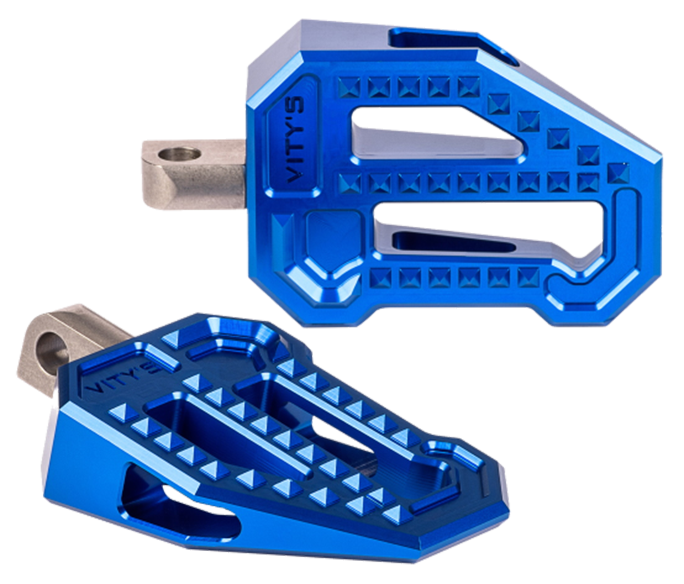 Vity's Design – BMX Pegs Blue Driver - Softail 18+ Sportster21+ Pan america
