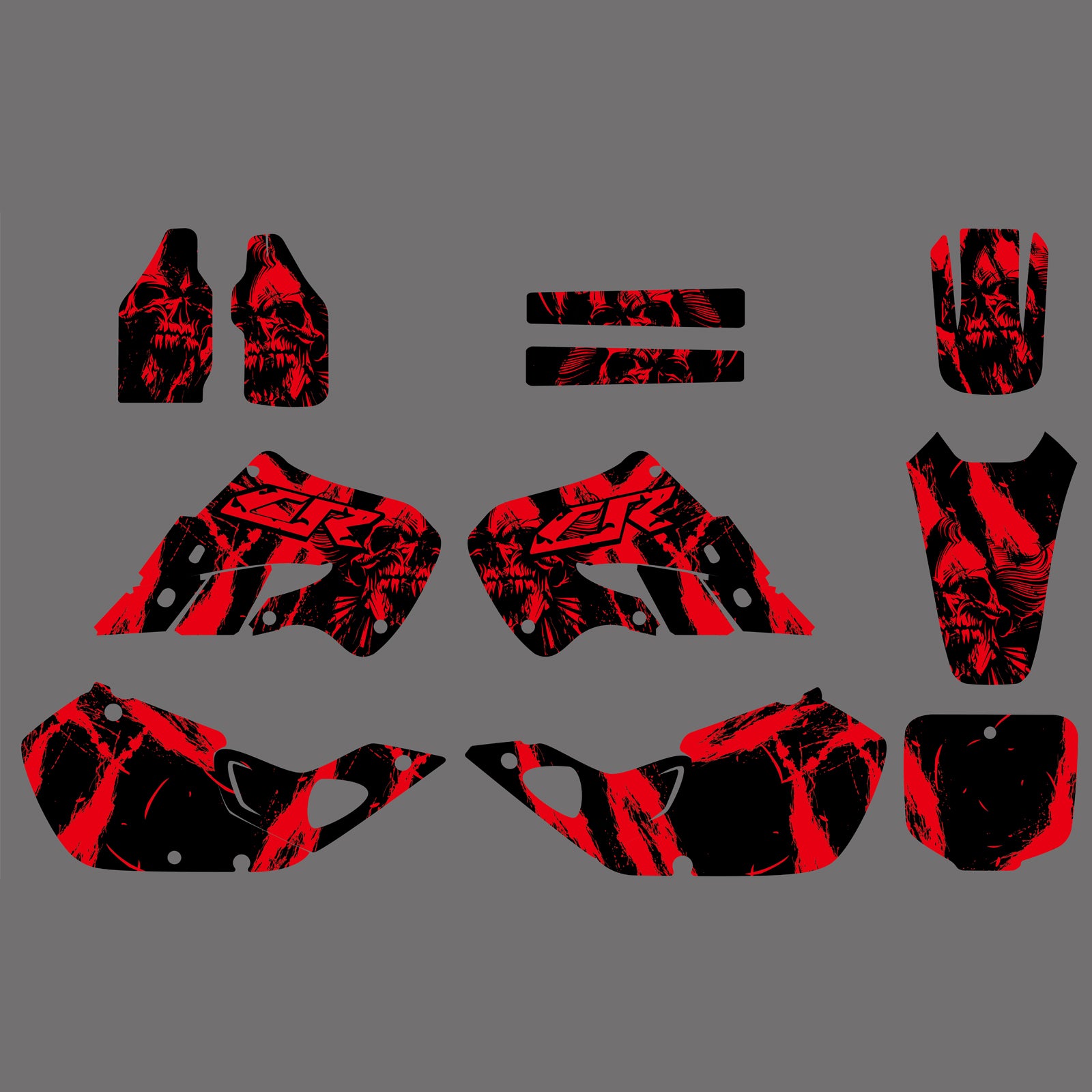 Motorcycle Full Graphics Decals Stickers For Honda CR125 1998-1999 CR250 1997-1999