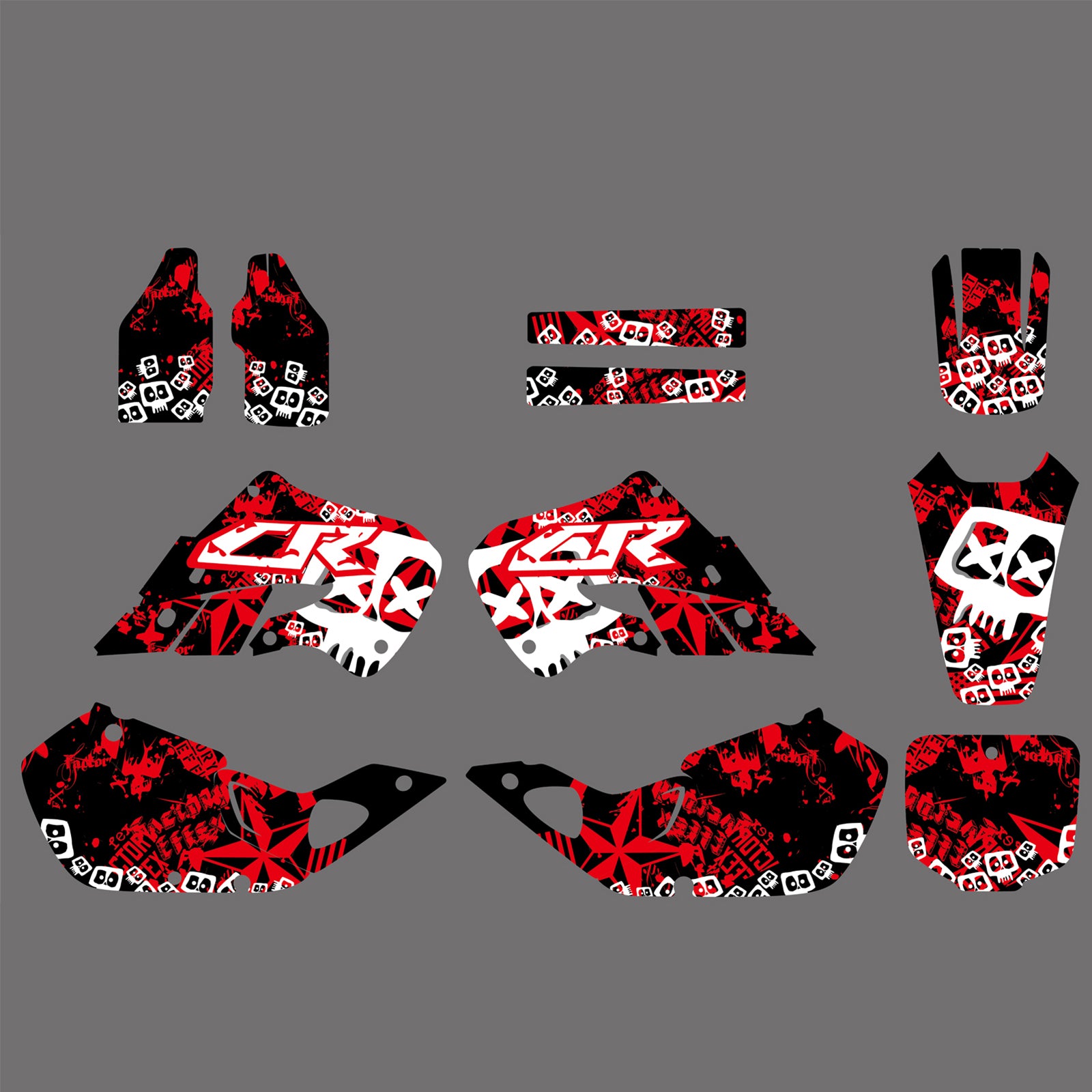 Motorcycle Full Graphics Decals Stickers For Honda CR125 1998-1999 CR250 1997-1999 - Bild 2
