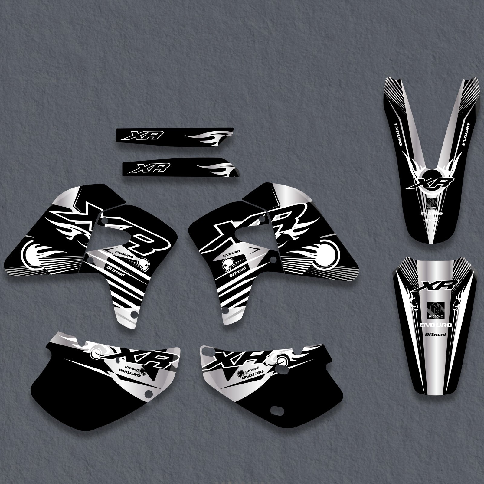 Off-Road Bike Graphics Decals Stickers For HONDA XR650R 2000-2009 - Bild 2