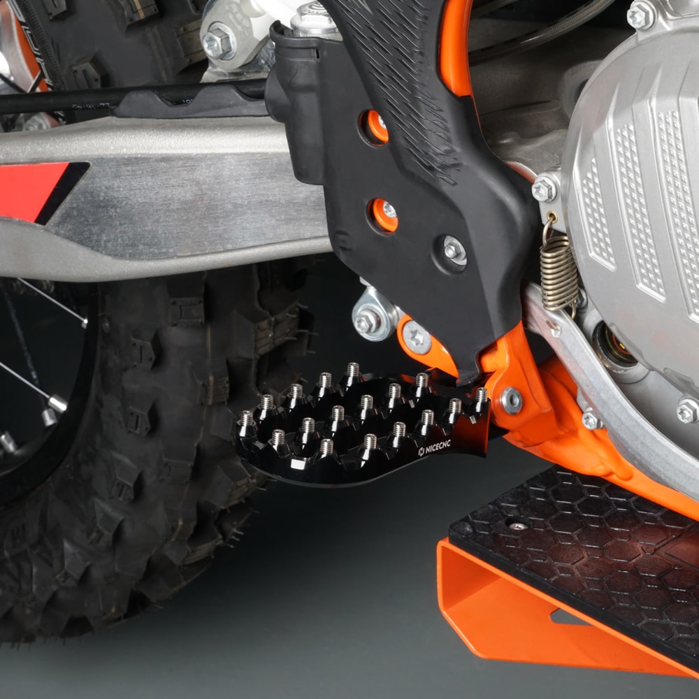 Wide Forged Foot Pegs for KTM 350 500 EXCF 2017-2023 - Bild 2