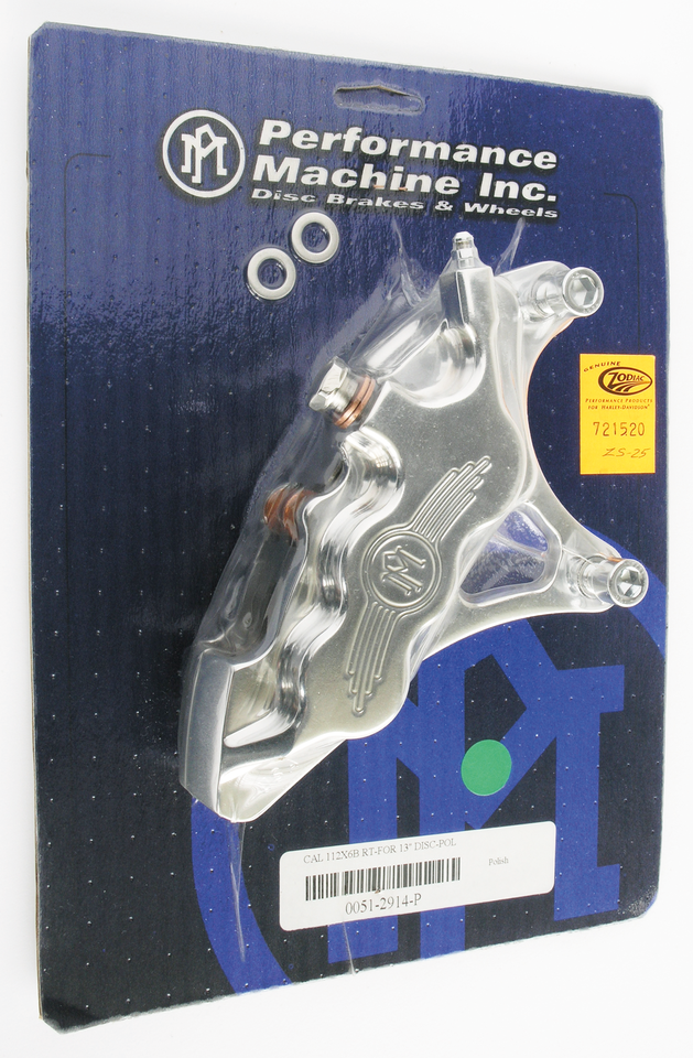 PERFORMANCE MACHINE 6 PISTON DIFFERENTIAL BORE FRONT CALIPERS - Bild 2