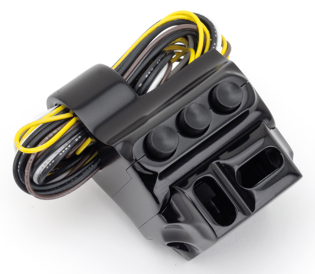 Performance Machine – PM Black 5 button housing Cable clutch