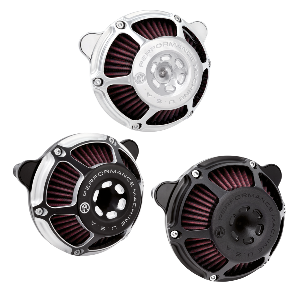 Performance Machine – PM Max HP Air Cleaner Chrome XL91-up - Bild 2