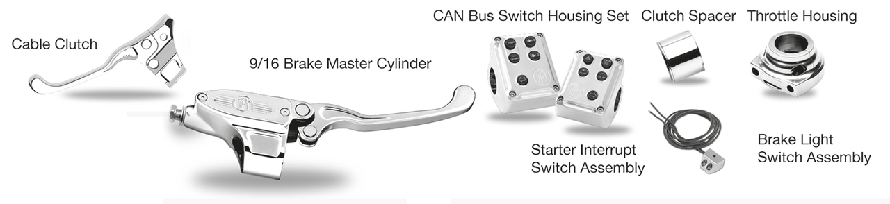 Performance Machine – PM 9/16" HAND CONTROLS FOR OEM CAN BUS SWITCHBOARDS