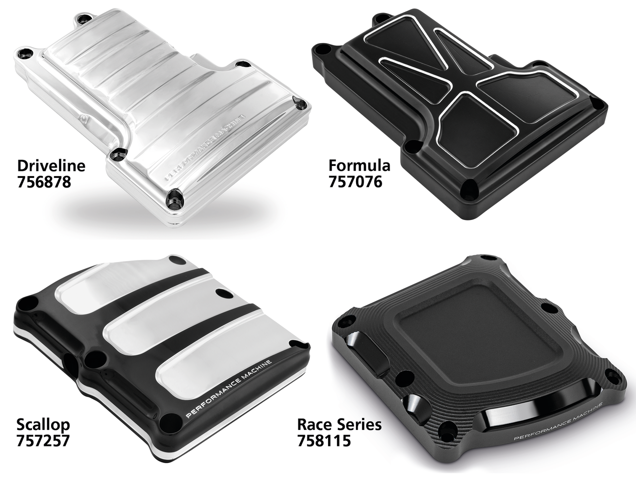 Performance Machine – PM DRIVE 6 SP TRANS CVR Chrome - Bild 2