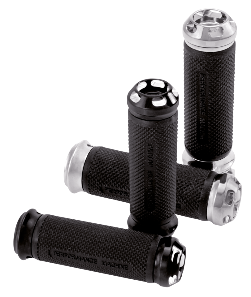 Performance Machine – PM Apex cable grips Chrome - Bild 2