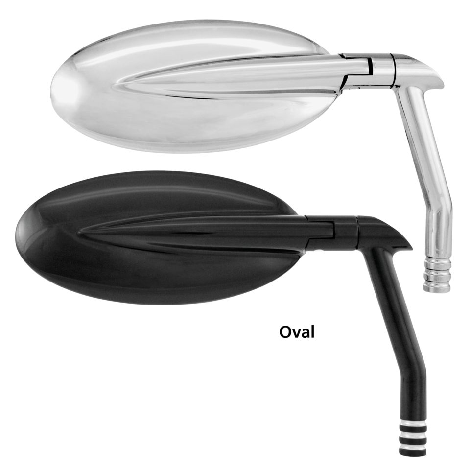 Performance Machine – PM Vision Oval mirror Chrome - Bild 2