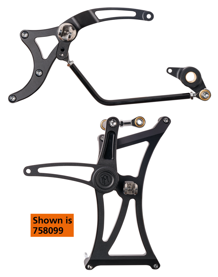 Performance Machine – PM Mid control kit FLH/T17-UP BlackOPS