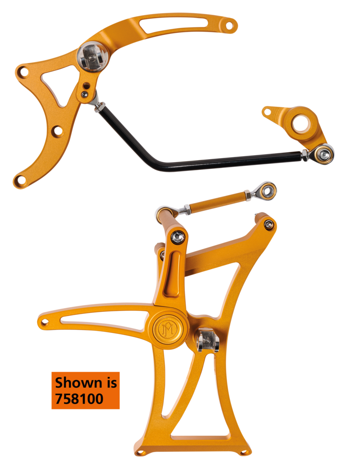 Performance Machine – PM Mid Control Kit Gold Ops FLH/T14-16