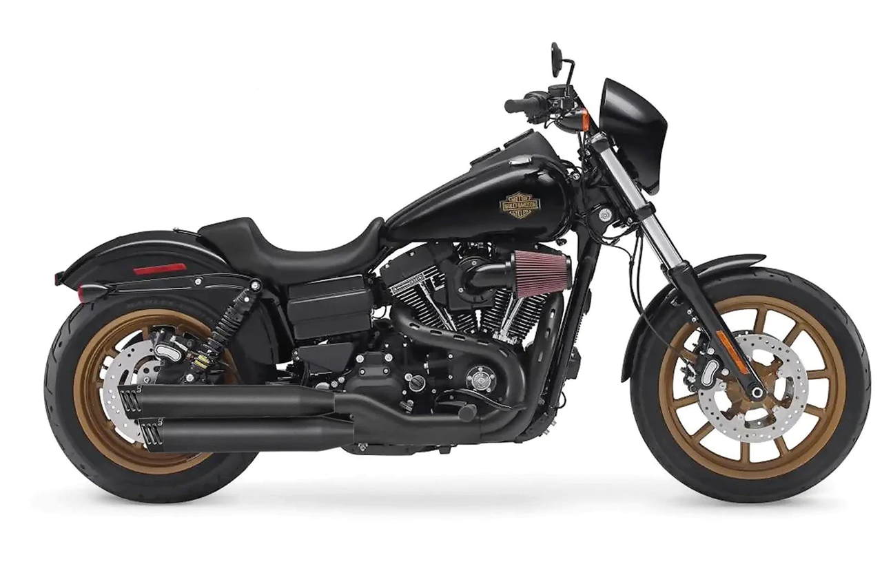 Freedom Performance – RACING SLIP-ONS BLACK/BLACK - Fatbob 08-17