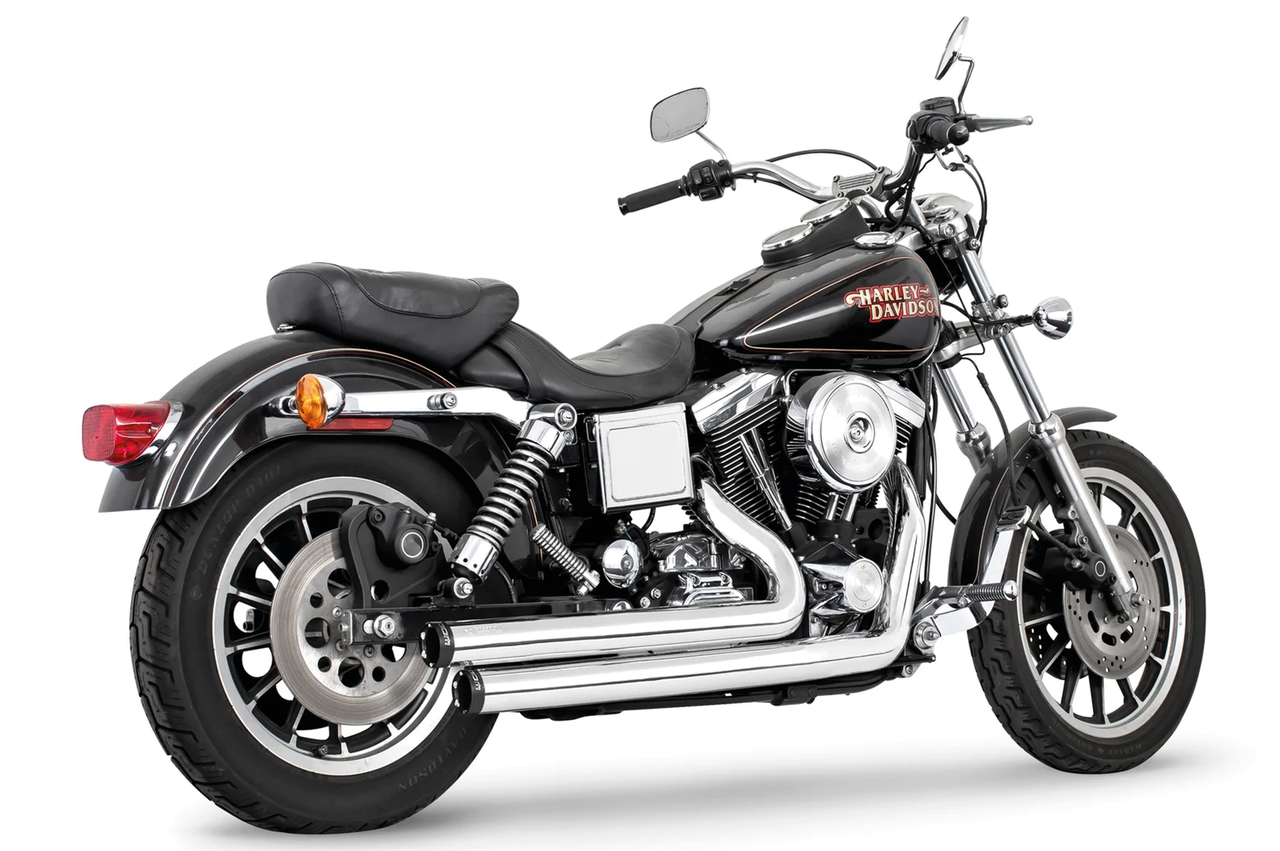 Freedom Performance – Staggered duals chr/blck - Dyna 06-17