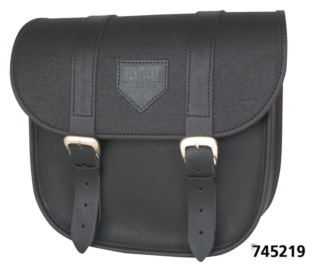 Longride Motorcycle Bags – K-Drive Universal Small saddlebag W/Stud
