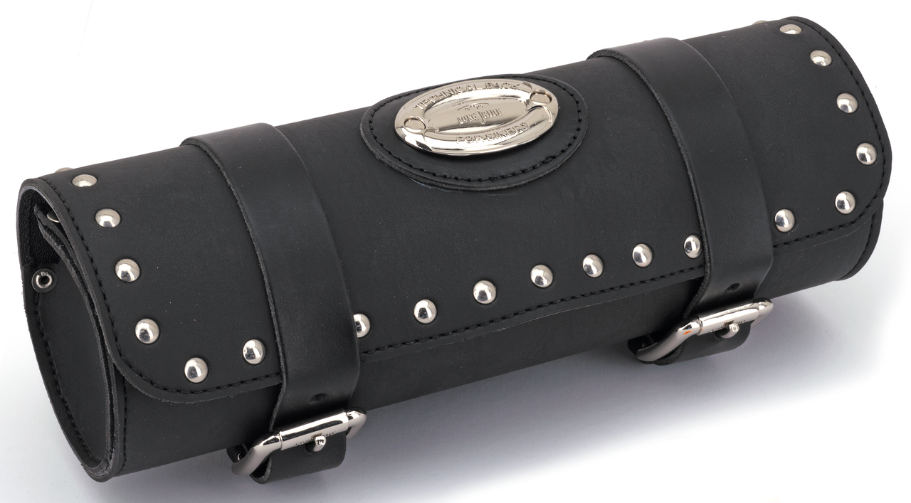 Longride Motorcycle Bags – K-Drive Large forkbag w/studs 33cmx10cm